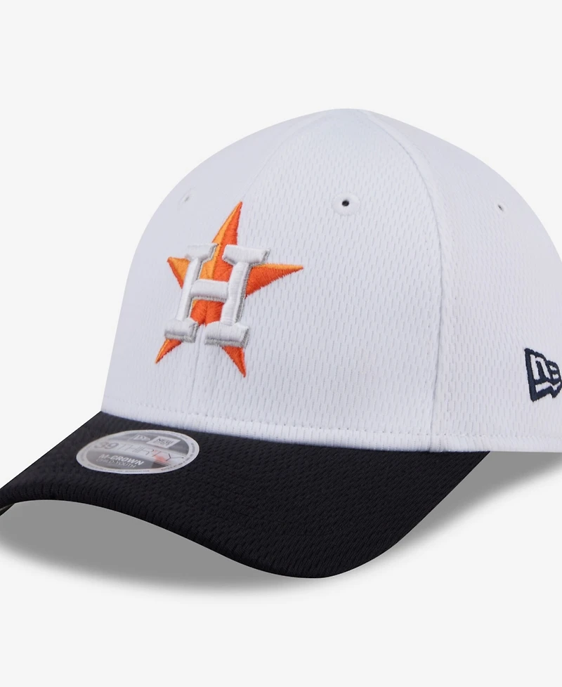 New Era Toddler White Houston Astros Baseball 39THIRTY M-Crown Adjustable Hat
