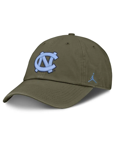 Jordan Men's and Women's Olive North Carolina Tar Heels Primetime Club Adjustable Hat