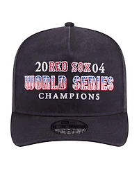 New Era Men's Navy Boston Red Sox 2004 World Series Champions Historic 9FIFTY A-Frame Snapback Hat