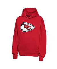 Nike Big Boys and Girls Patrick Mahomes Red Kansas City Chiefs Name Number Club Fleece Hoodie