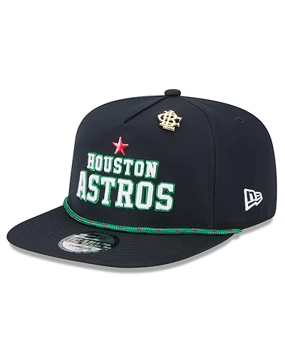 New Era Men's Navy Houston Astros 2025 Big League Chew Golfer Snapback Hat