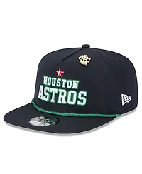 New Era Men's Navy Houston Astros 2025 Big League Chew Golfer Snapback Hat
