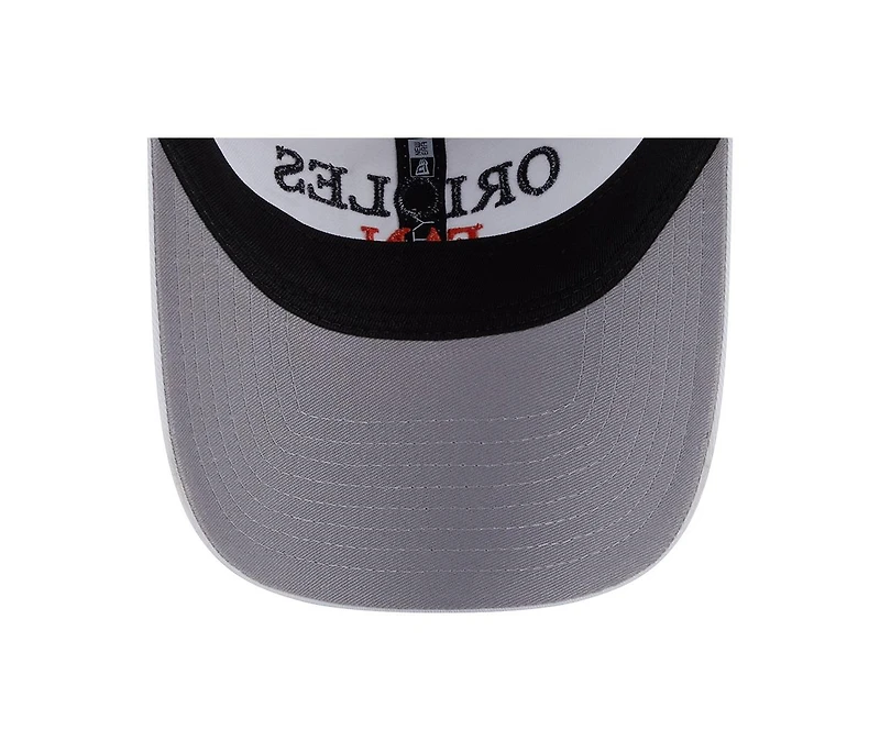 New Era Women's White Baltimore Orioles Team Fan 9TWENTY Adjustable Hat