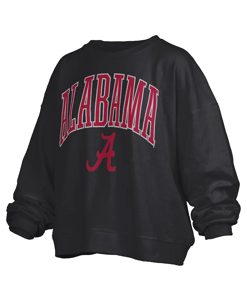 Pressbox Women's Black Alabama Crimson Tide Plus Nelson Janise Sweatshirt