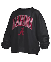 Pressbox Women's Black Alabama Crimson Tide Plus Nelson Janise Sweatshirt