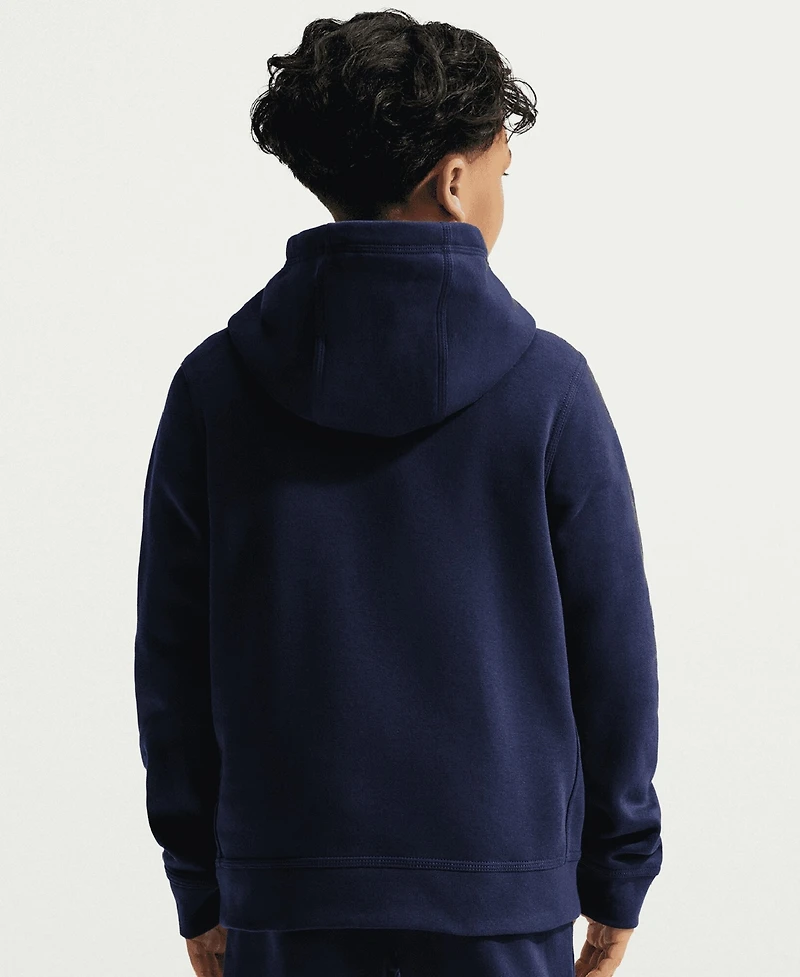 Nike Big Boys and Girls Navy Barcelona Club Hoodie