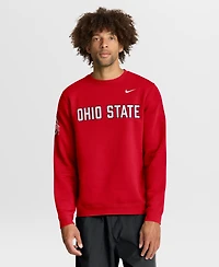 Nike Men's Scarlet Ohio State Buckeyes 2026 Sideline Club Sweatshirt