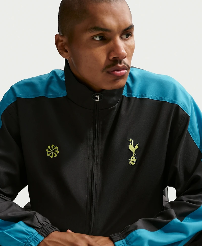 Nike Men's Black Tottenham Hotspur 2025, 26 Full-Zip Track Jacket