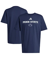 Adidas Men's Navy Penn State Nittany Lions Wordmark Cotton T-Shirt
