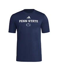 Adidas Men's Navy Penn State Nittany Lions Wordmark Polyester T-Shirt