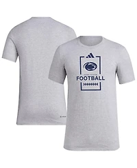 Adidas Men's Gray Penn State Nittany Lions Football Polyester T-Shirt