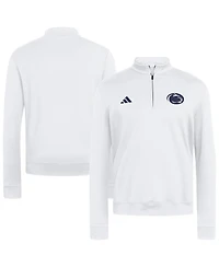Adidas Men's White Penn State Nittany Lions Ultimate365 Cozy Quarter-Zip Pullover