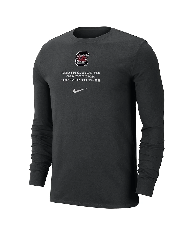 Nike Men's Black South Carolina Gamecocks Dri-fit Long Sleeve T-Shirt