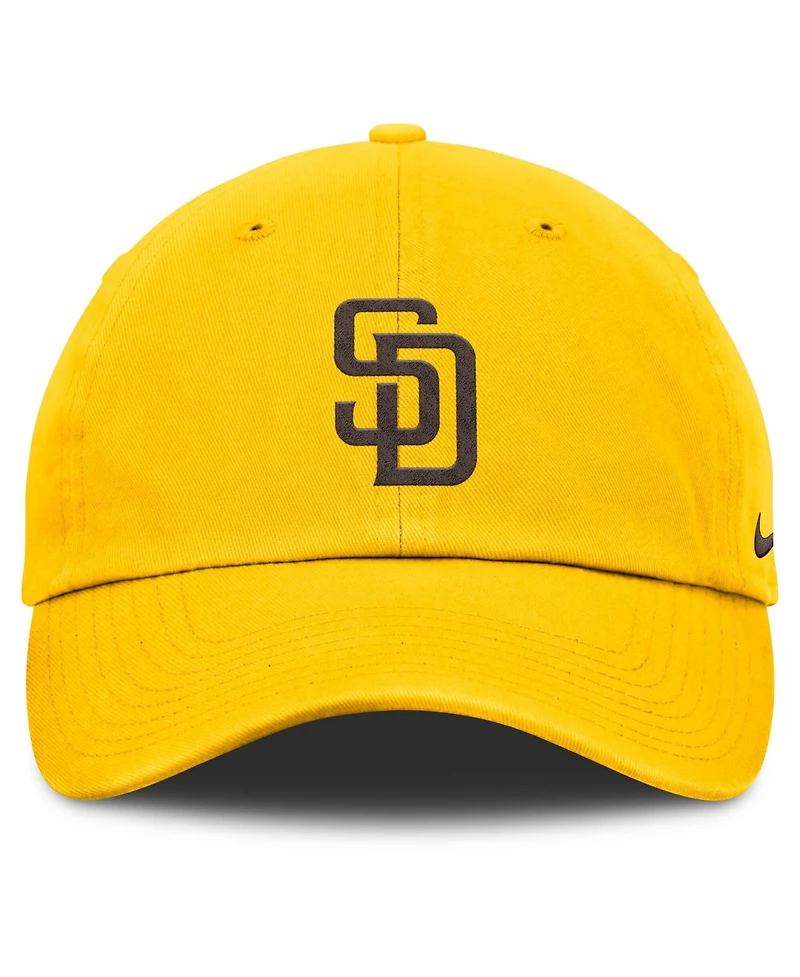 Nike Men's Gold San Diego Padres Club Adjustable Hat