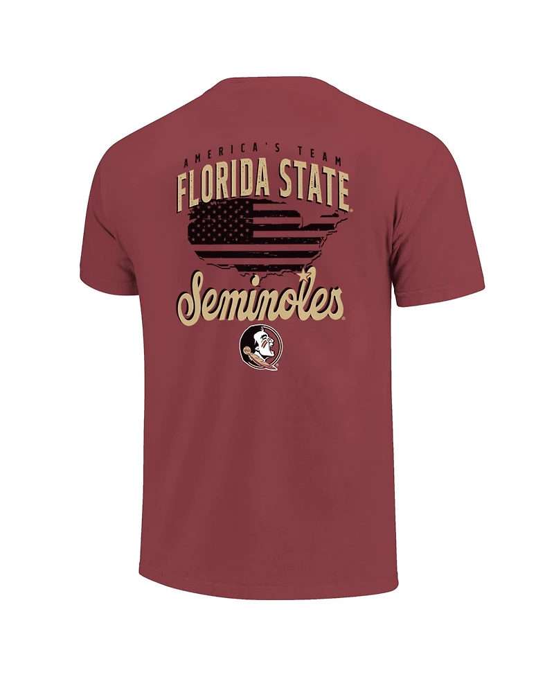Image One Men's Garnet Florida State Seminoles America's Team T-Shirt