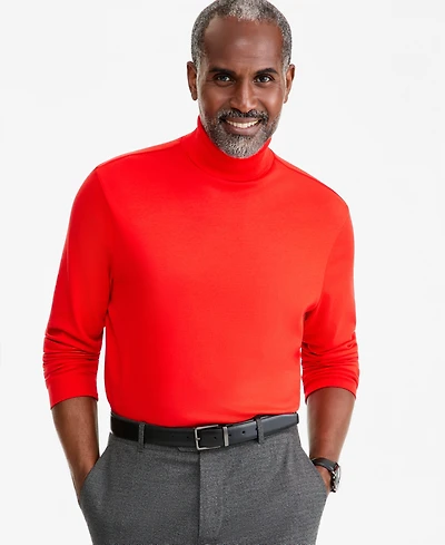 Club Room Men's Solid Turtleneck Shirt, Created for Macy's