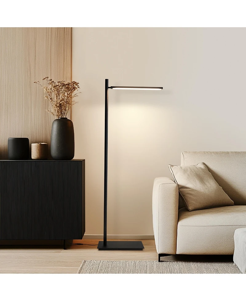 Brightech 65-in Linden Led Pharmacy Floor Lamp with Adjustable Shade
