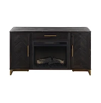 Augusta Home Goram 2 Cabinet 1 Drawer Fir Fireplace