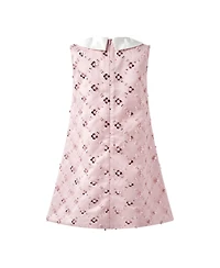 Rachel Riley Girls' 2-12 Peter Pan Collar Sequin Party Dress