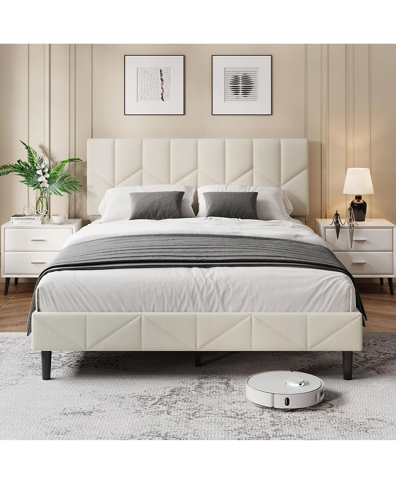 Queen Upholstered Bed