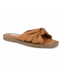 Belle & Bloom Women's You and I Knot Detail Slides