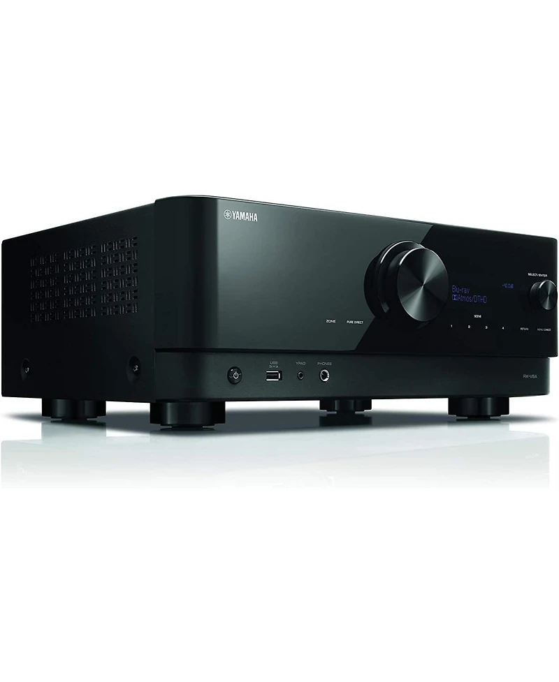 Yamaha Rx-V6A 7.2-Channel 100W Dolby Atmos Av Receiver with 4 Outdoor Speakers