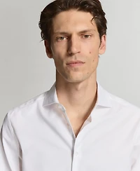 Mango Men's Regular-Fit Cotton Dress Shirt