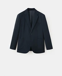 Mango Men's Pockets Slim-Fit Blazer