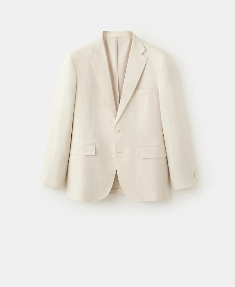 Mango Men's Amalfi Linen Slim-Fit Suit Blazer