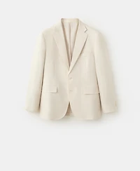 Mango Men's Amalfi Linen Slim-Fit Suit Blazer