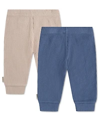 Huggies Baby Boys' Babywear Ribbed Jogger Pants, 2-Pack
