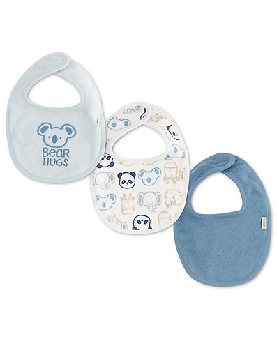 Huggies Baby Boys' Babywear Bibs, 3-Pack