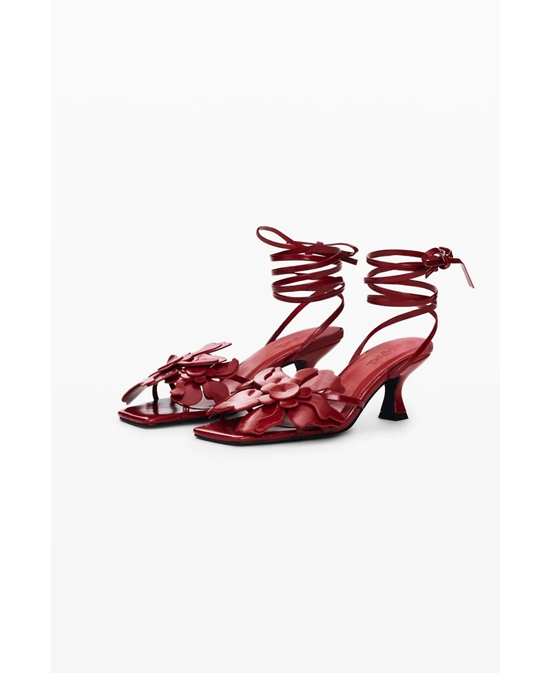 Desigual Women's Floral Applique Sandal