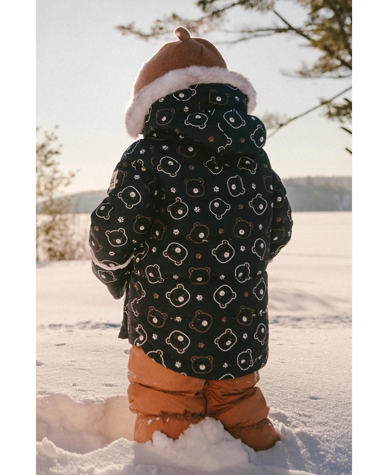 Deux par Toddler Boys ( 2T 3T ) Two Piece Snowsuit Printed Teddy Bears