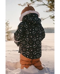 Deux par Toddler Boys ( 2T 3T ) Two Piece Snowsuit Printed Teddy Bears