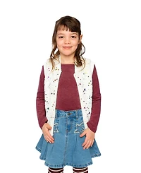 Deux par Toddler Girls (2T-5T) Faux Fur Sleeveless Vest