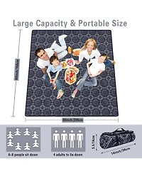 Aofar Picnic Beach Camping Blanket Waterproof Sandproof Foldable