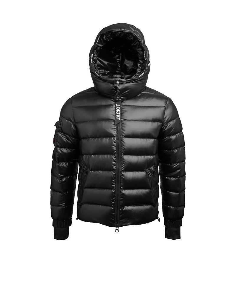 JACK1T Men's Hooded Puffer Jacket