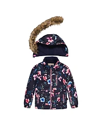 Deux par Toddler Girl (2T-5T) Two Piece Play Snowsuit Floral Print