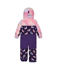 Deux par Little and Big Girl( 6 to 14 ) One Piece Play Snowsuit Unicorn Print