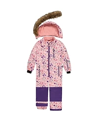 Deux par Toddler Girls ( 2T To 5T ) One Piece Play Snowsuit Mini Flower Print