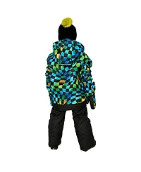 Deux par Big Boys (7-14) Two Piece Play Snowsuit and Checkerboard with Pants