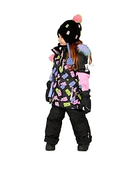 Deux par Little and Big Girl (6-14) Two Piece Play Snowsuit Gummy Bear Print