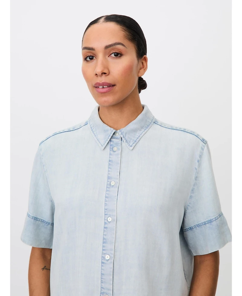 Masai Copenhagen Women's Mairenova Denim Button-Front Shirt
