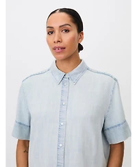 Masai Copenhagen Women's Mairenova Denim Button-Front Shirt