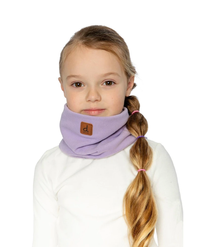 Deux par Deux Toddler Girl (2 - 4) Polar Fleece Neck Warmer
