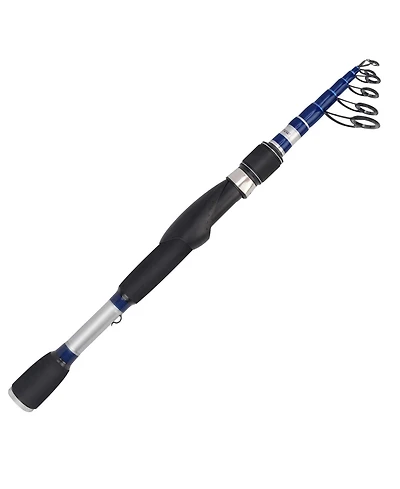 Aofar 6'6" Telescopic Fishing Rod Graphite Spinning Reel Combo