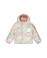 Deux par Deux Toddler Girl (2T-5T) Reversible Mid-Season Jacket