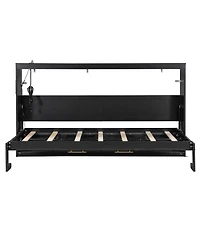 Streamdale Furniture Modern Murphy Bed with Led, Usb