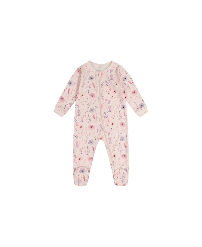 Deux par Baby Girl (3M-24M) Cotton Floral Print One Piece Pajama